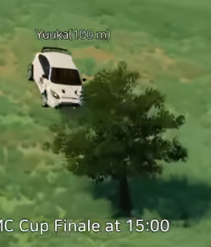 Yuuka&#039;s Enfo GT with its natural predator